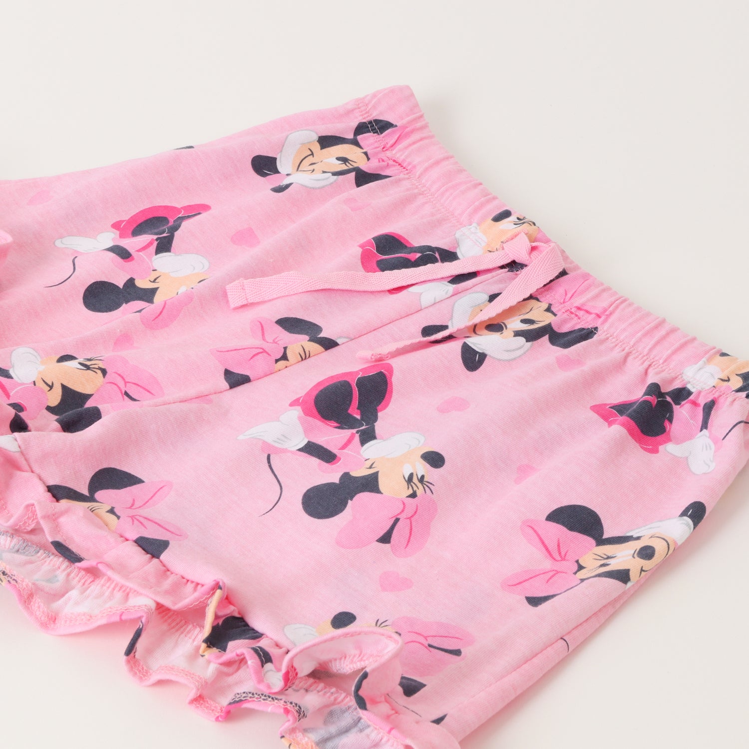Pijama Corto Niña Minnie Full Print Rosado Disney