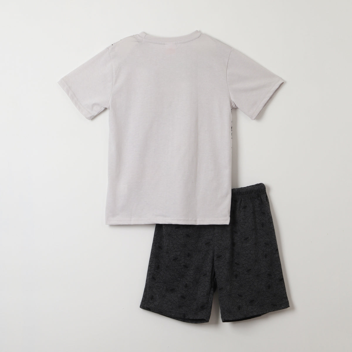 Pijama Corto Niño Spiderman Comics Gris Marvel