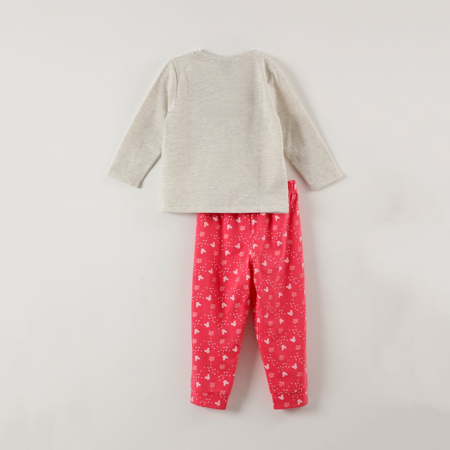 Conjunto Pijama Buzo Niña Minnie Dibujo Gris Disney