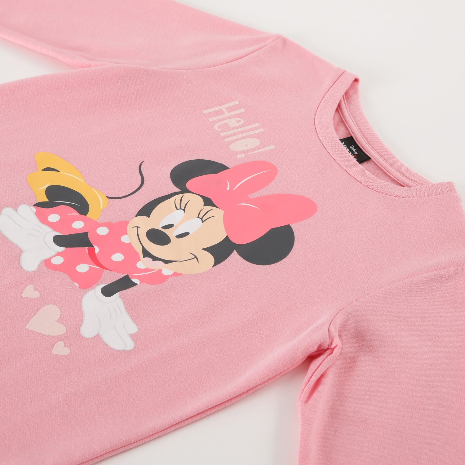 Conjunto Pijama Niña Minnie Hello! Rosado Disney