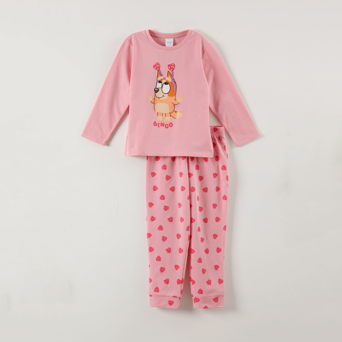 Conjunto Pijama Buzo Niña Bingo Rosado Bluey