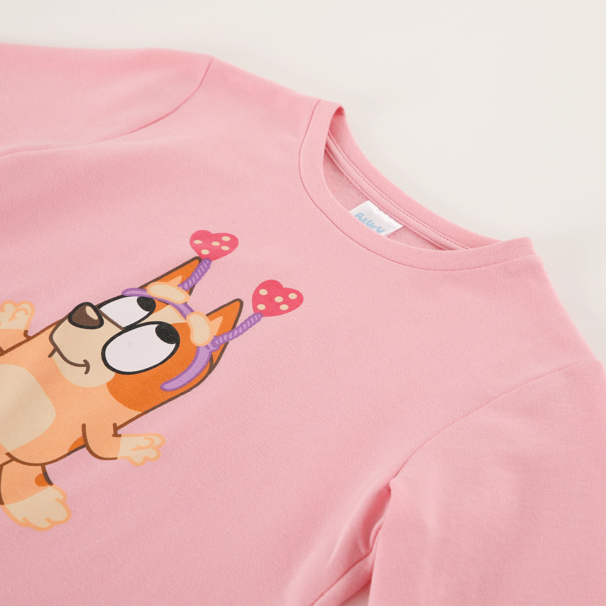 Conjunto Pijama Buzo Niña Bingo Rosado Bluey