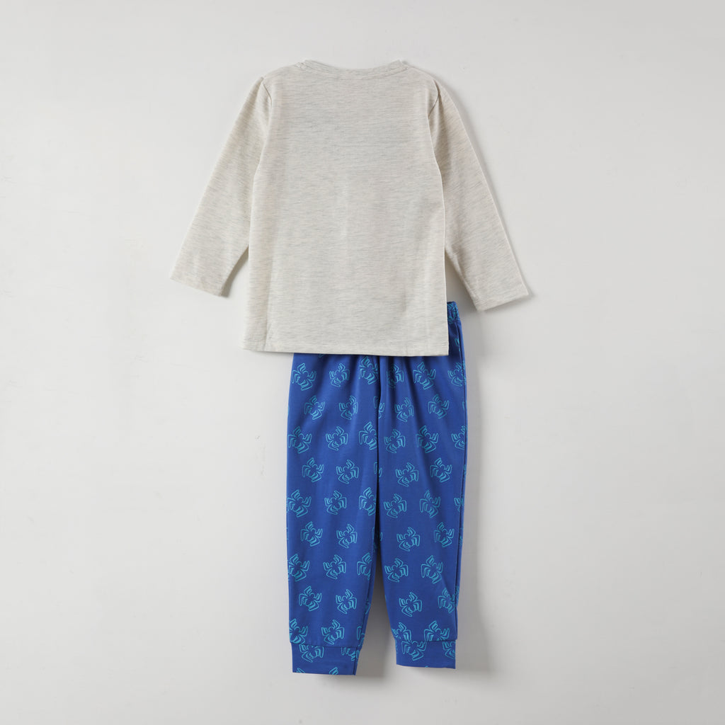 Conjunto Pijama Niño Spidey Arañitas Gris Marvel