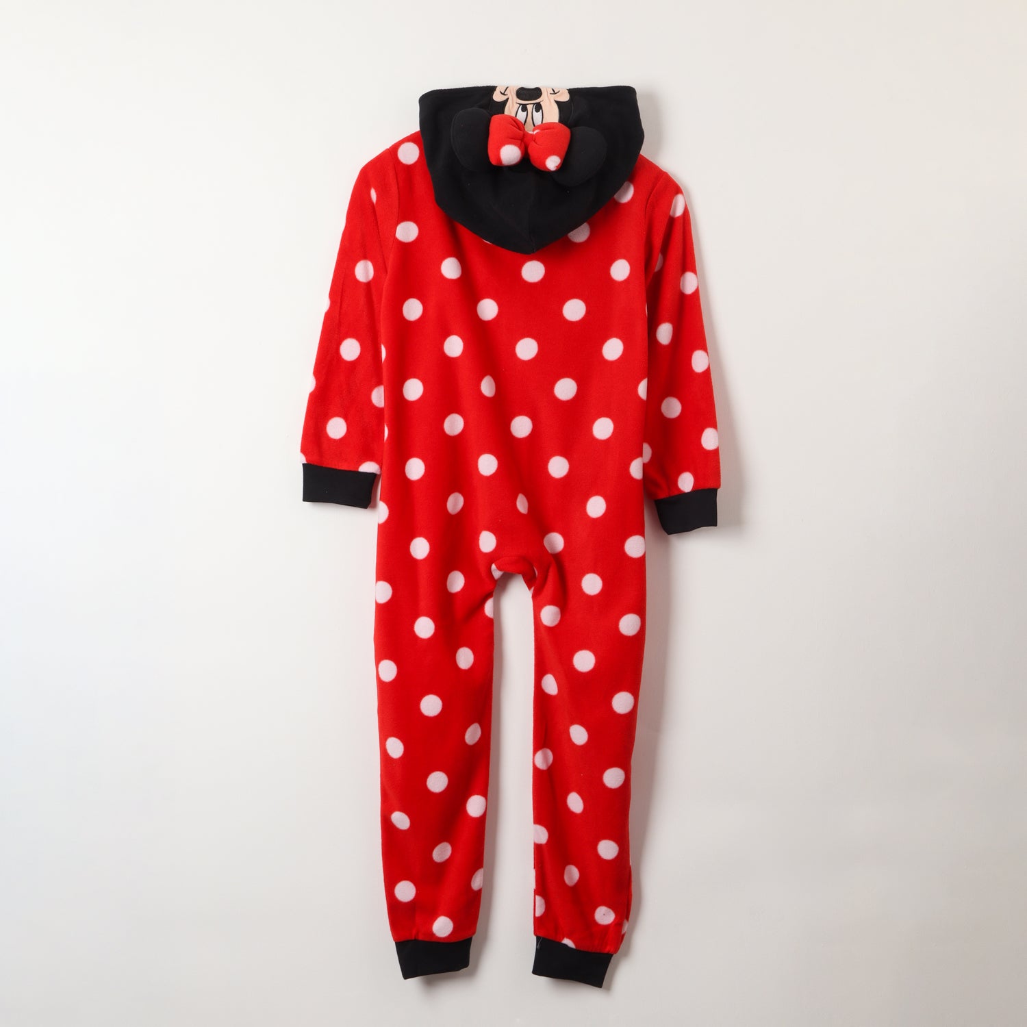 Pijama Polar Niña Minnie Entero Rojo Disney (Talla 6,8 y 10)