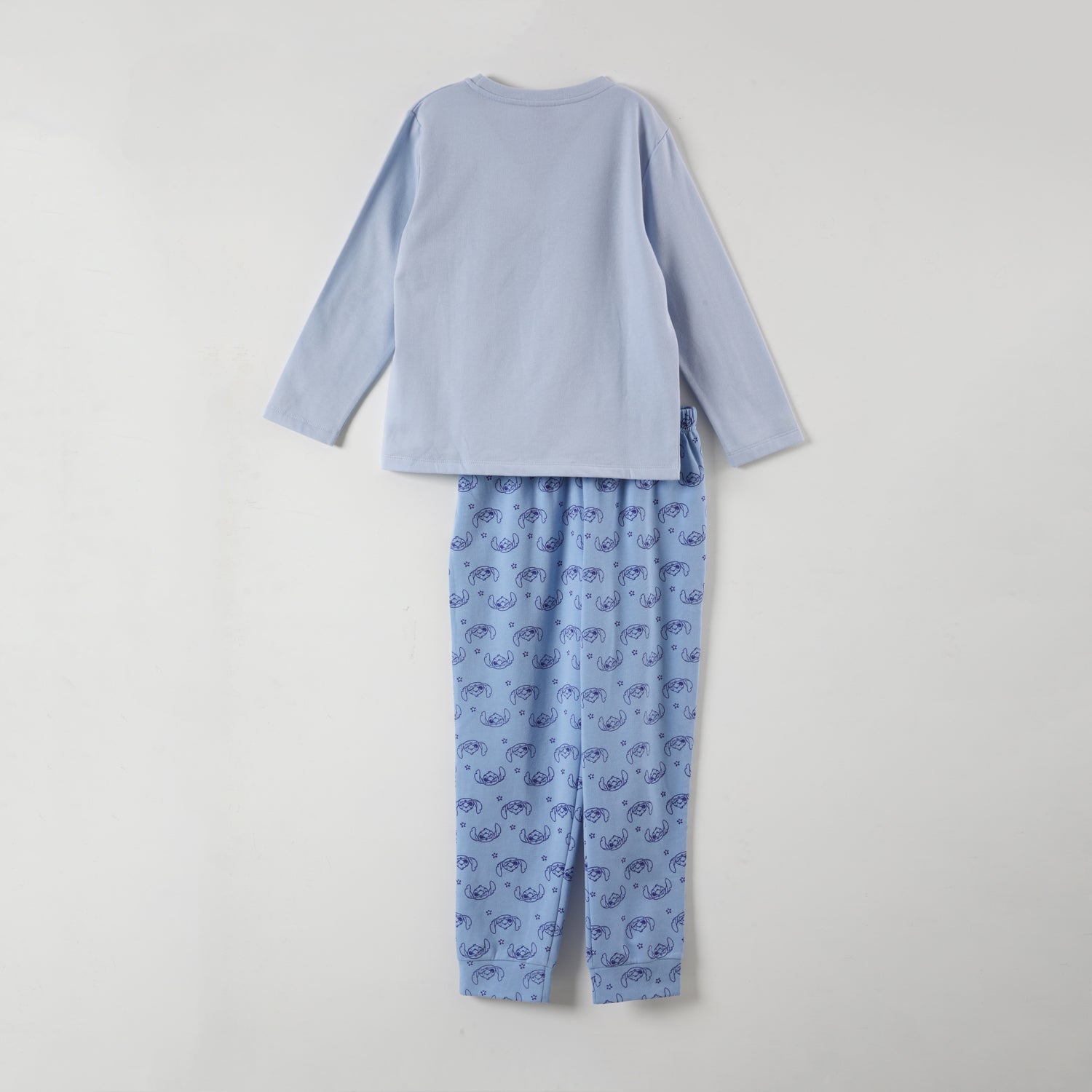 Conjunto Pijama Niña Lilo & Stitch  One Celeste Disney