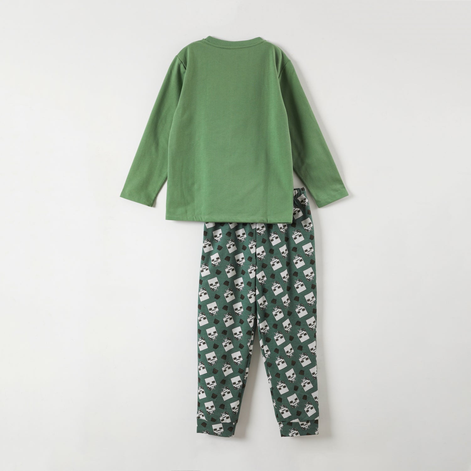 Conjunto Pijama Buzo Niño Dosge This! Verde Minecraft