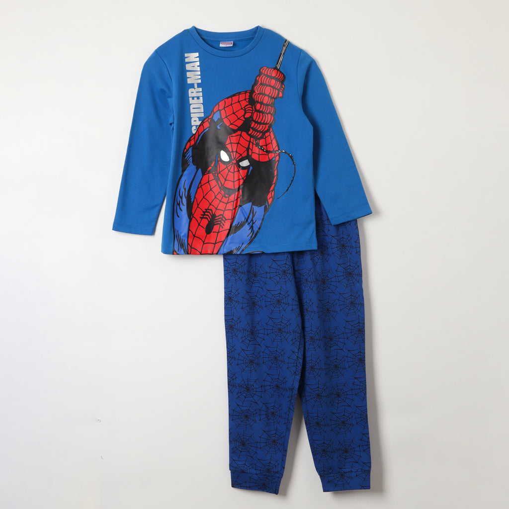 Conjunto Pijama Niño Spiderman Holding  Azul Marvel