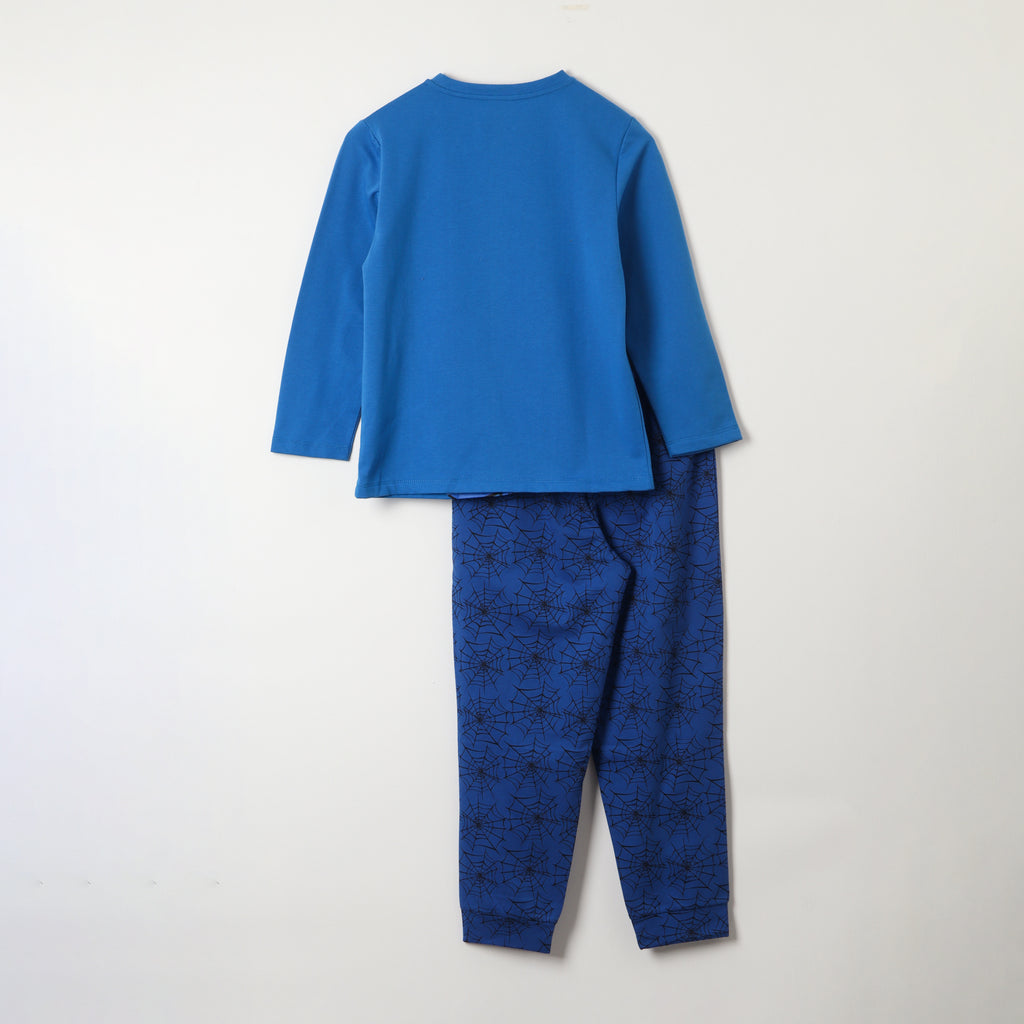 Conjunto Pijama Niño Spiderman Holding  Azul Marvel