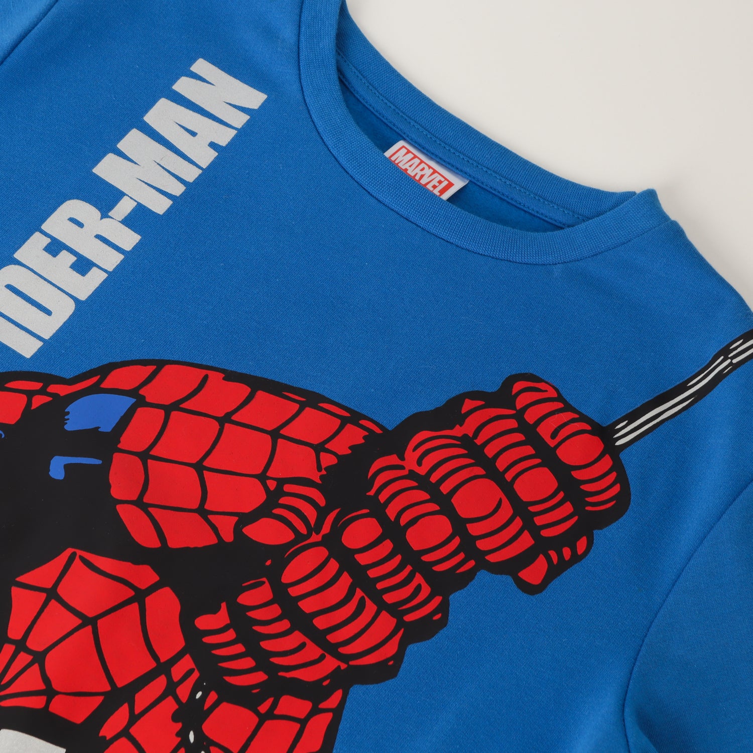 Conjunto Pijama Buzo Niño Spiderman Holding Azul Marvel