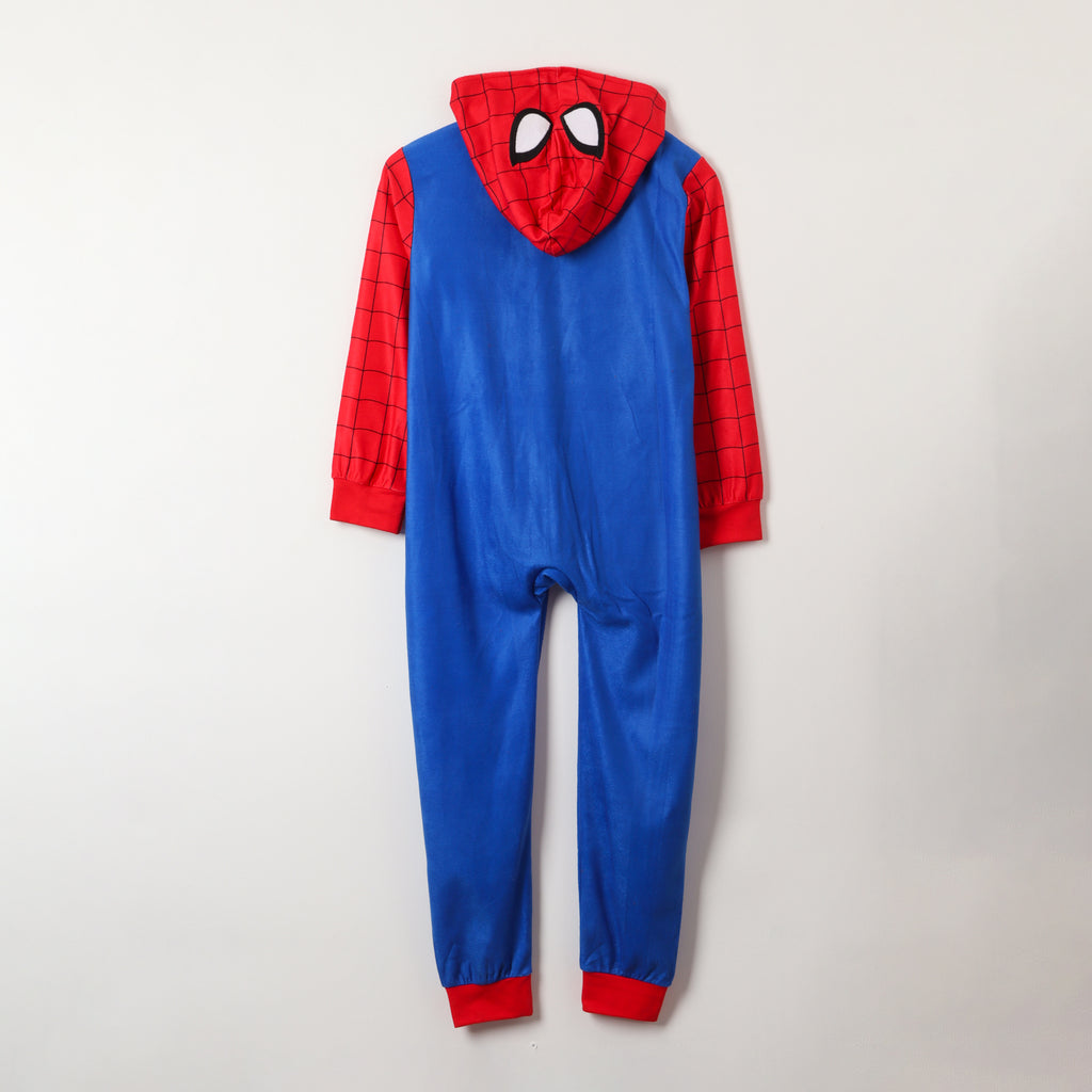 Pijama Polar Niño Spiderman Traje Rojo Marvel (Talla 6,8 y 10)