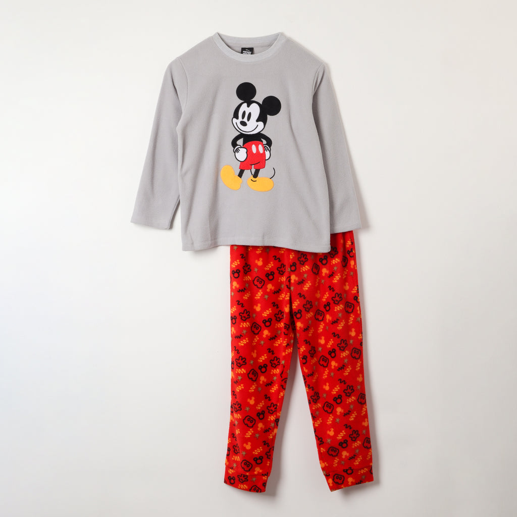 Pijama Polar Niño Mickey Pose Rojo Disney