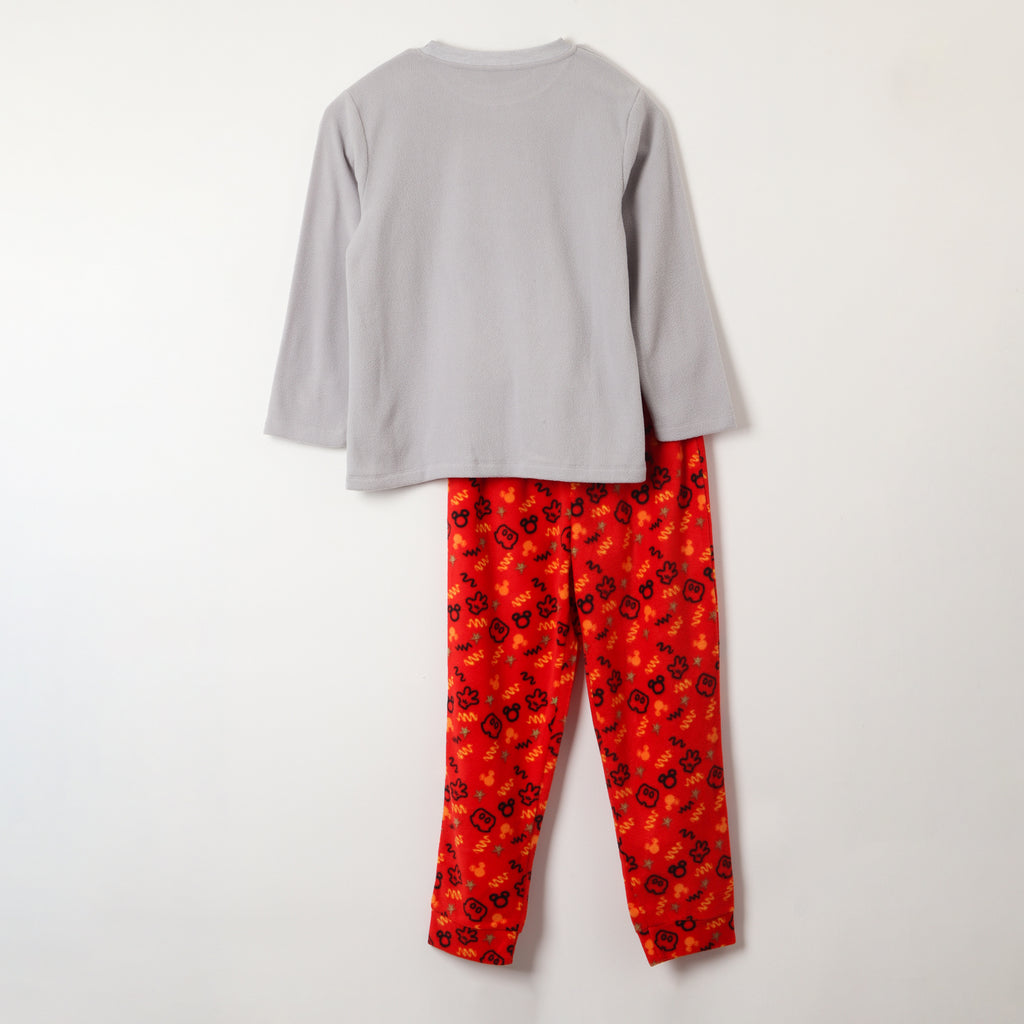 Pijama Polar Niño Mickey Pose Rojo Disney