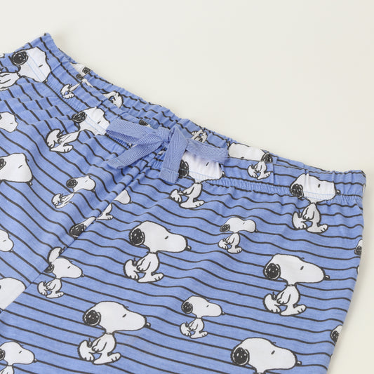 Conjunto Pijama Mujer Coffee Time Azul Snoopy - Pijamas Chile | The Brands Club cl