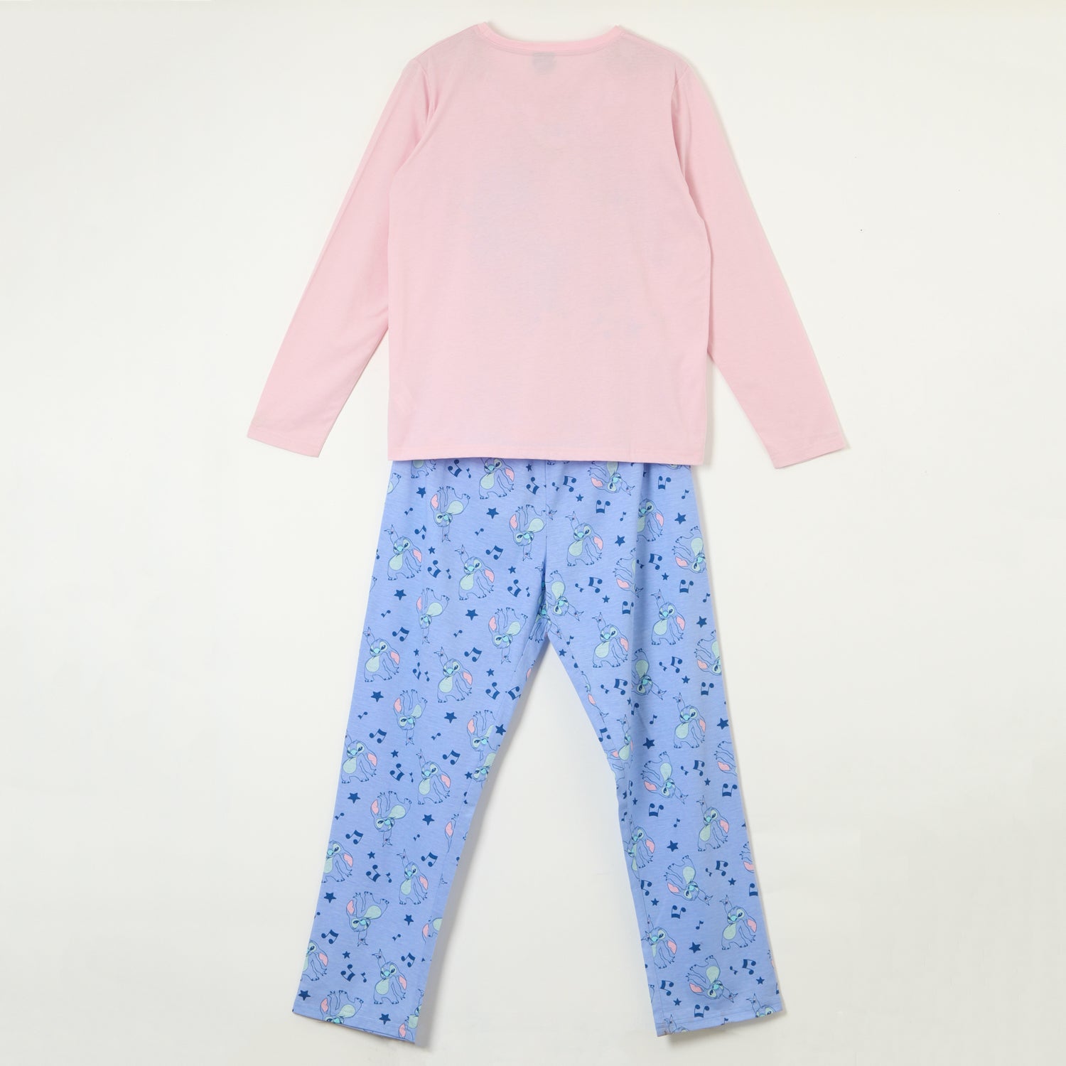 Conjunto Pijama Mujer Lilo & Stitch Friends Rosado Disney - Pijamas Chile | The Brands Club cl