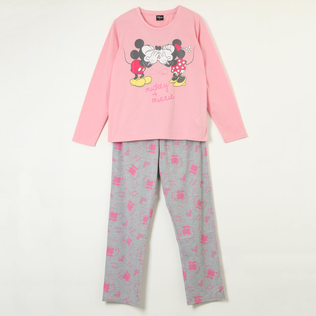 Conjunto Pijama Mujer Minnie Secreto Rosado Disney