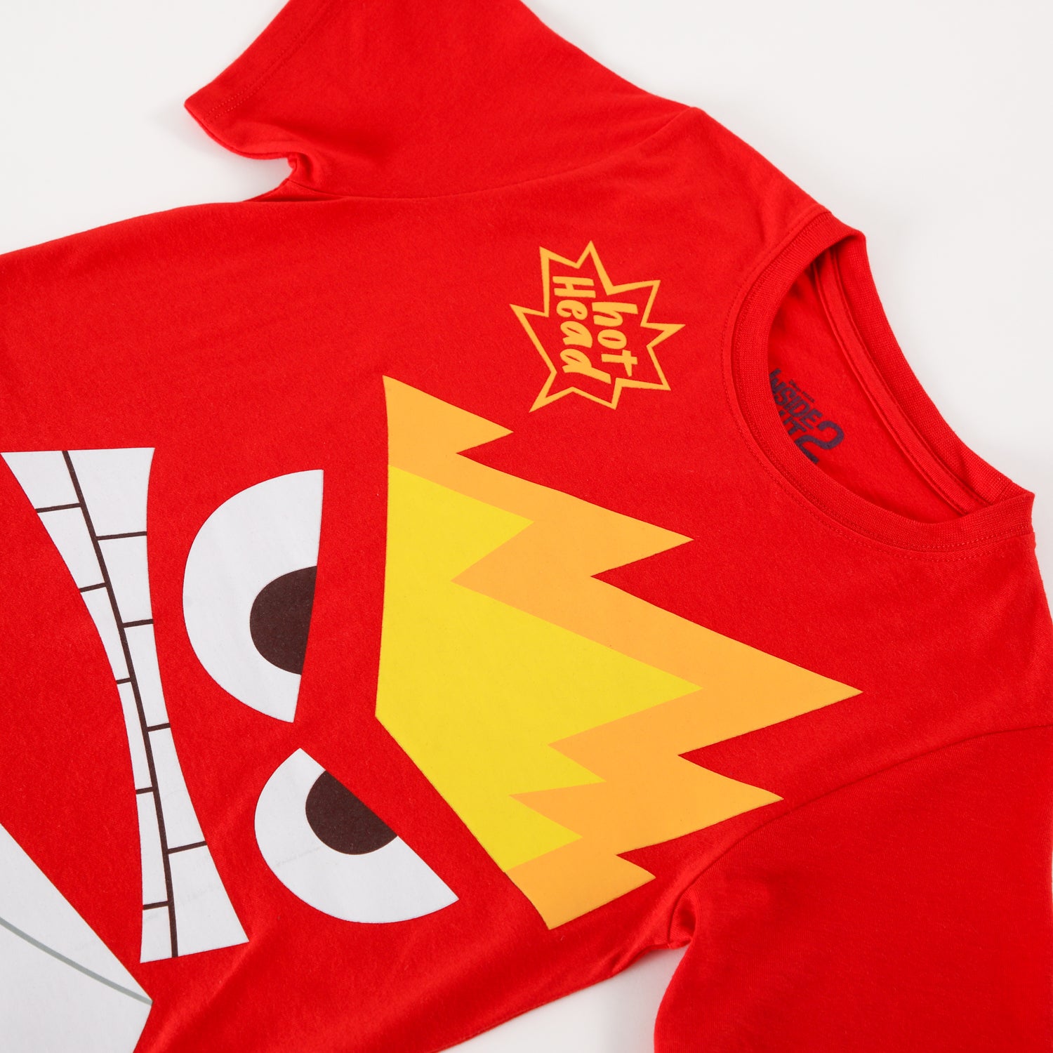Pijama Corto Niño Furia Intensamente Rojo Disney