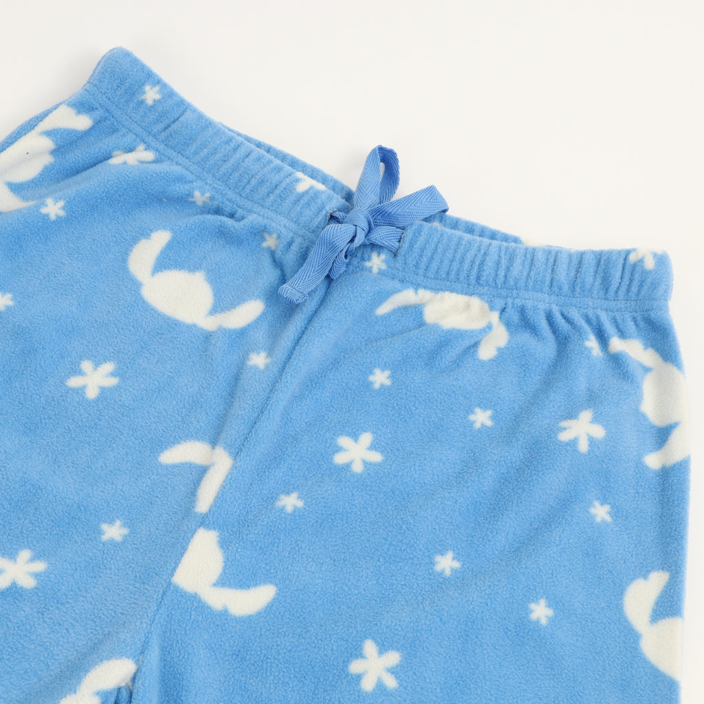 Pijama Polar Mujer Lilo & Stitch Morning Celeste Disney