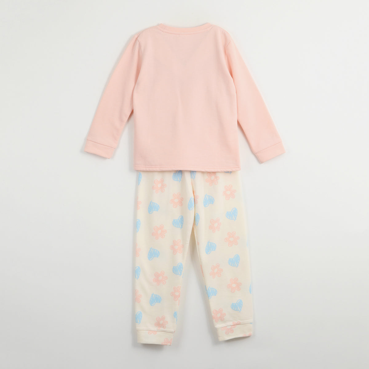 Conjunto Pijama Buzo Niña Flowers Rosado Bluey