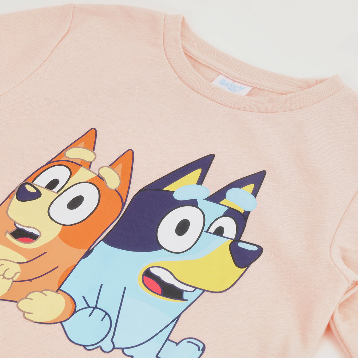 Conjunto Pijama Buzo Niña Flowers Rosado Bluey