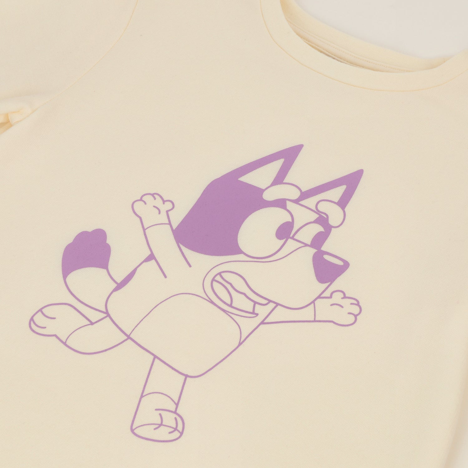 Conjunto Pijama Buzo Niña Running Blanco Bluey
