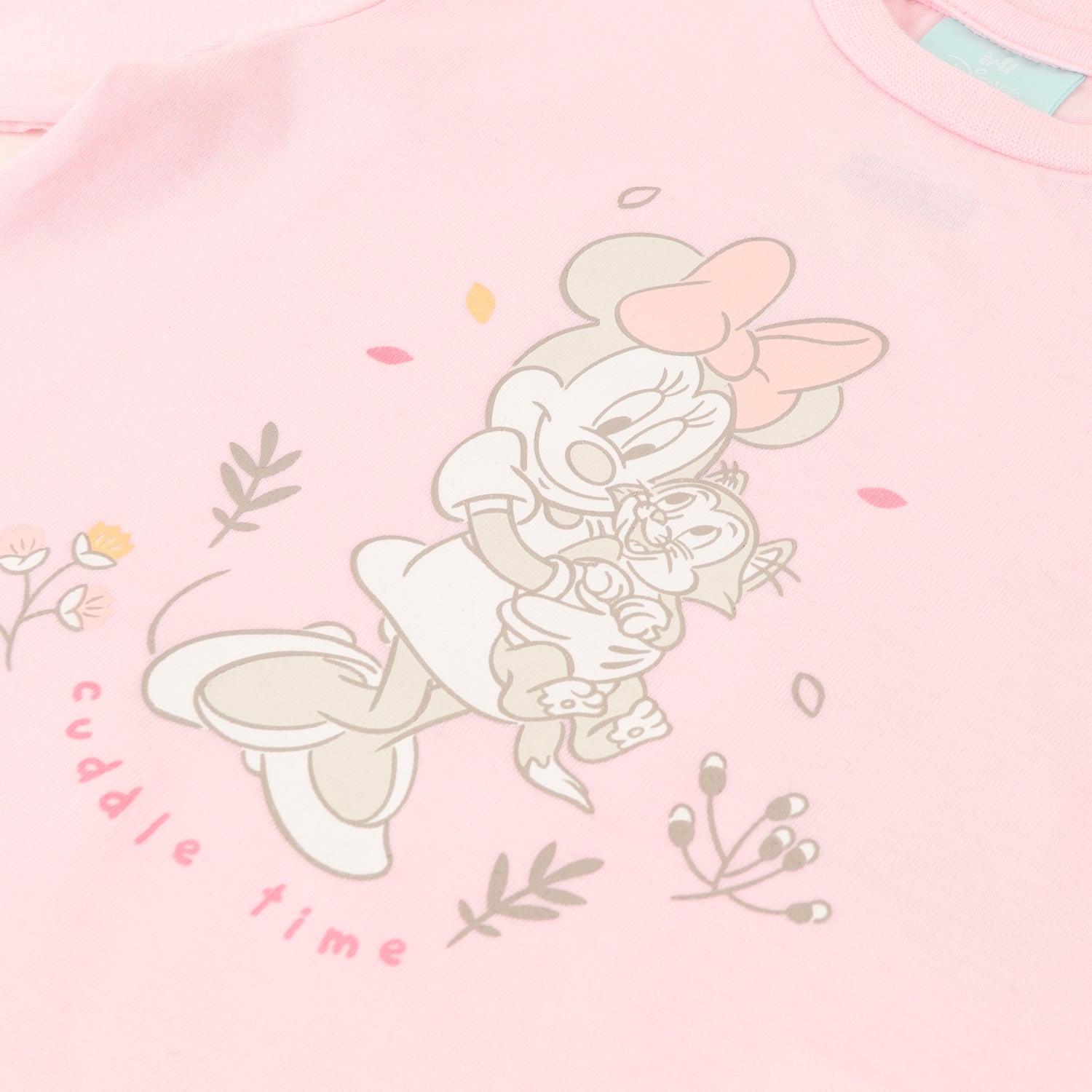Conjunto Pijama Bebe Minnie Cuddle Time Rosado Disney