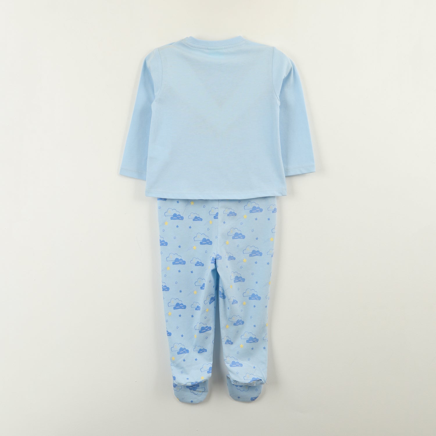 Conjunto Pijama Bebe Minnie Little Ones Celeste Disney