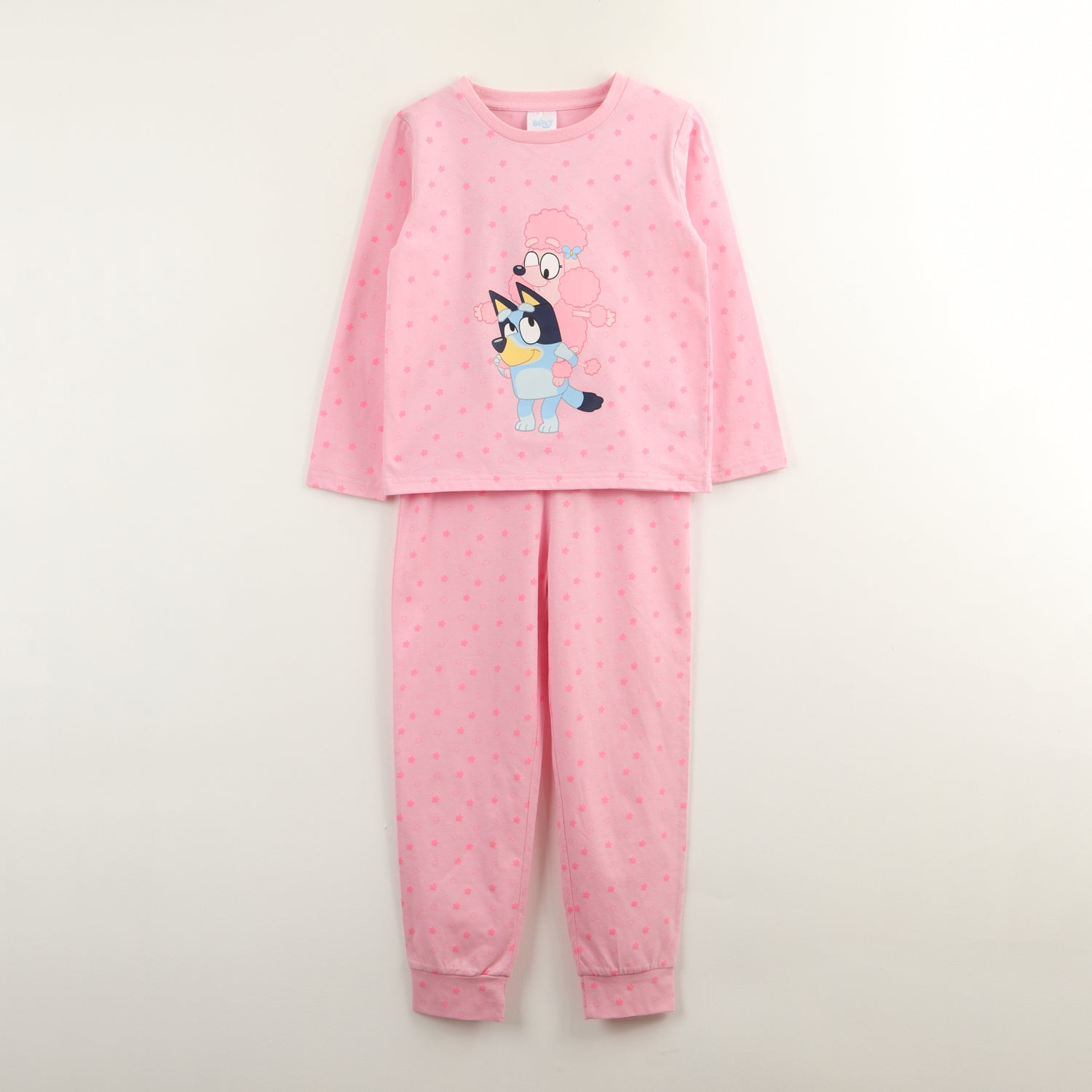 Conjunto Pijama Niña Rosado Coco Y Bluey