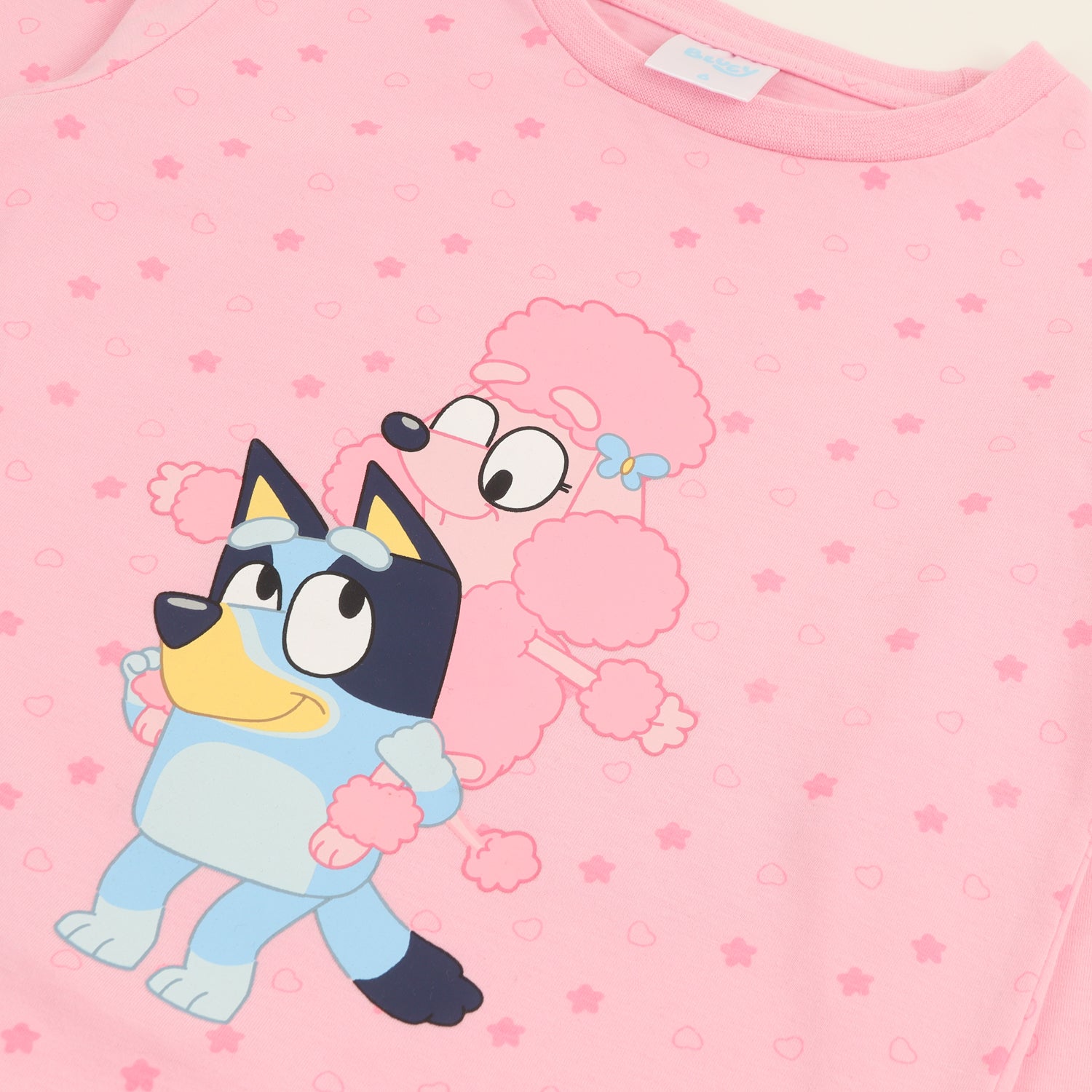 Conjunto Pijama Niña Rosado Coco Y Bluey