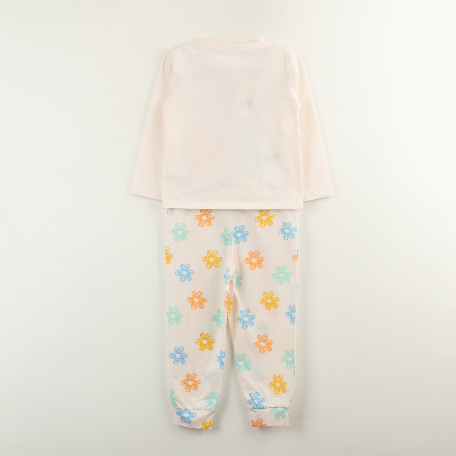Conjunto Pijama Niña Beige Bingo Y Bluey