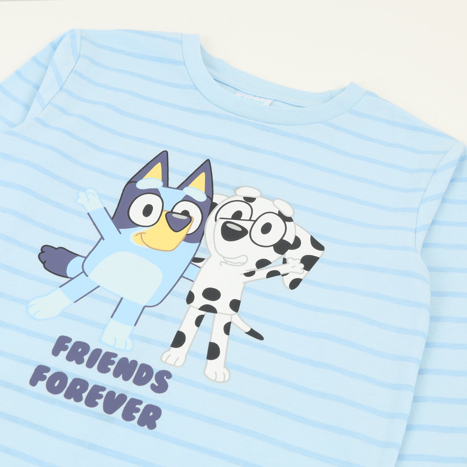 Conjunto Pijama Niño Celeste Chloe Y Bluey