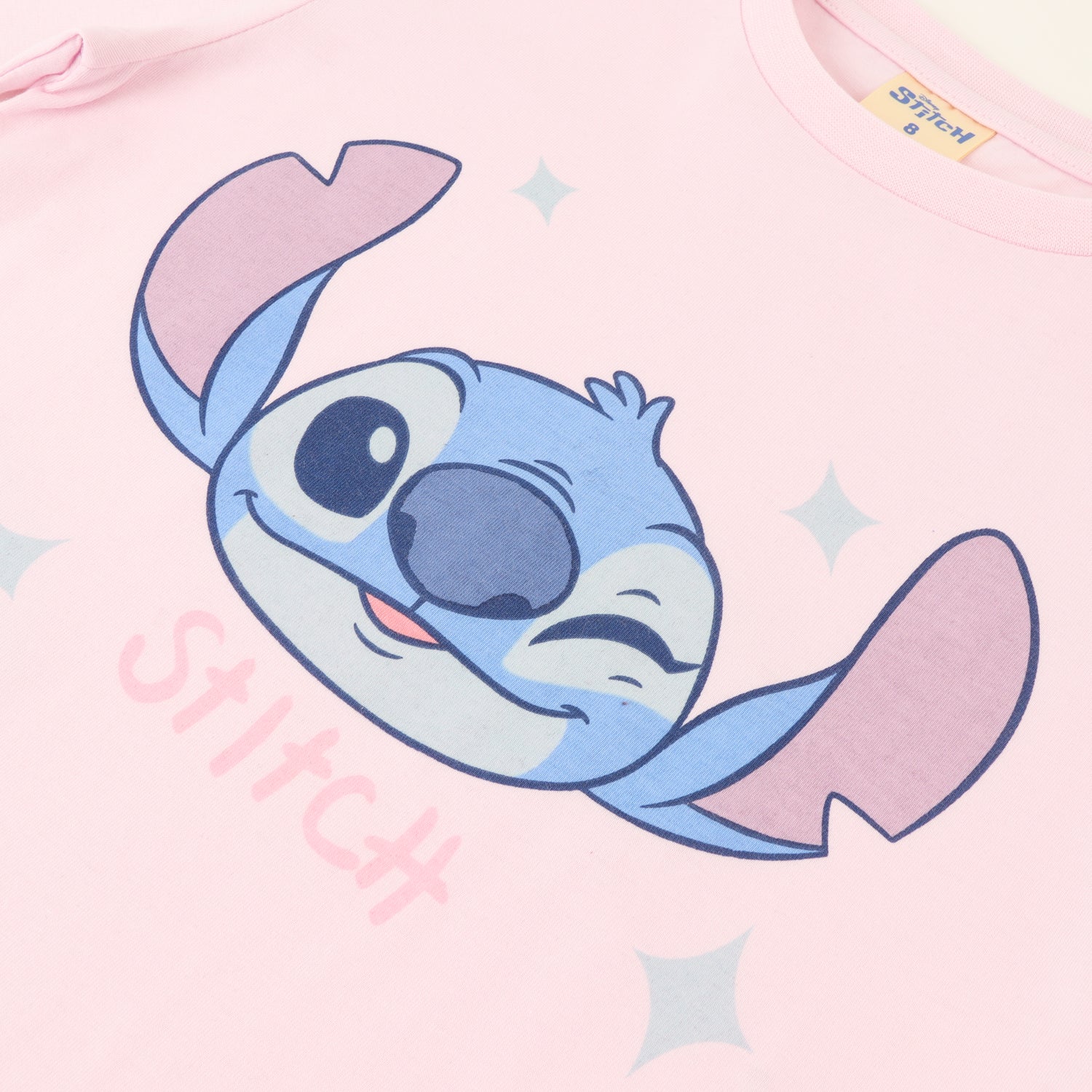 Conjunto Pijama Niña Lilo & Stitch Guiño Rosado Disney