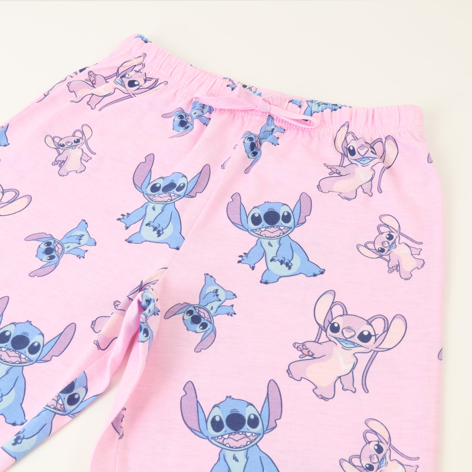 Conjunto Pijama Niña Lilo & Stitch Angel Print Rosado Disney