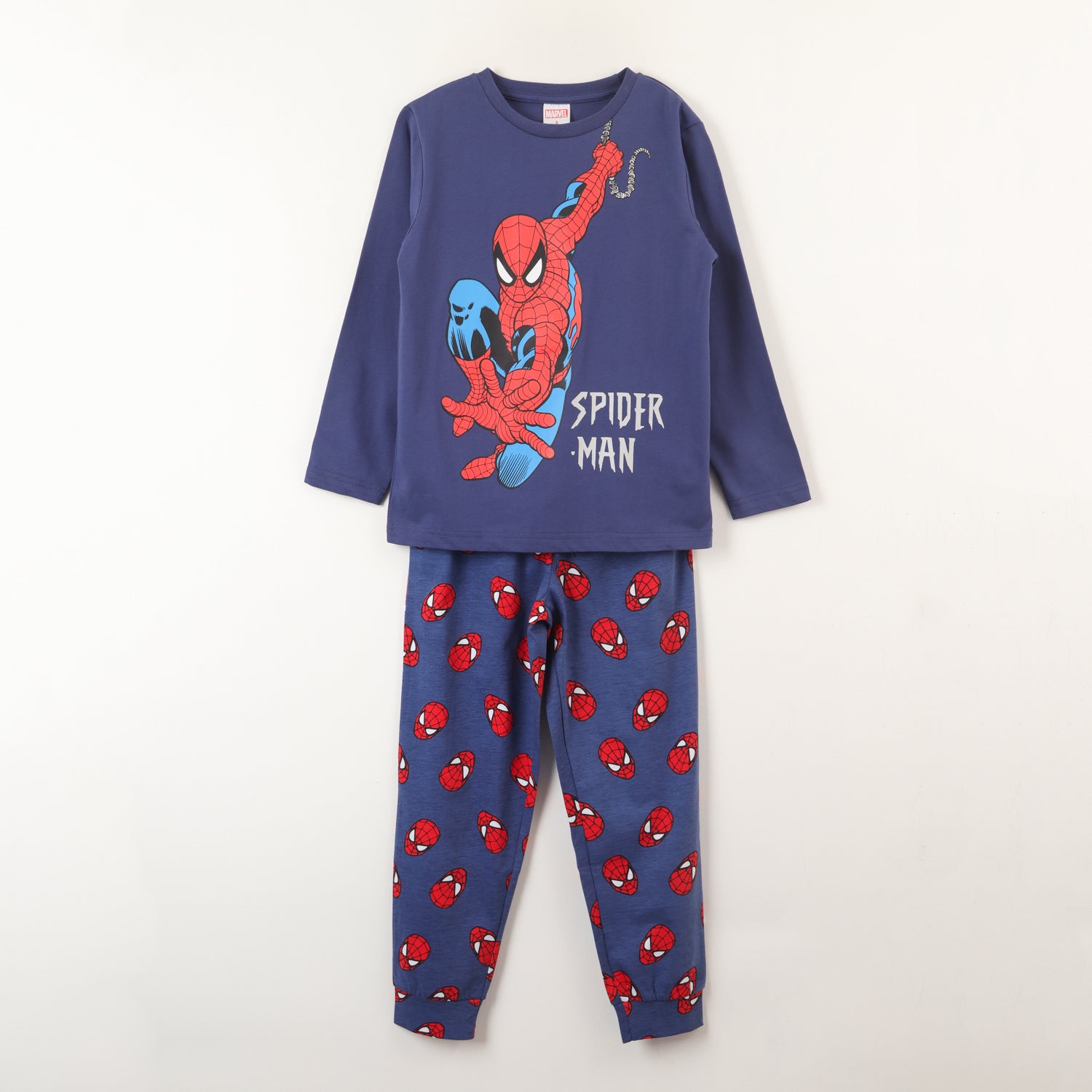 Conjunto Pijama Niño Spiderman Accion Azul Marvel