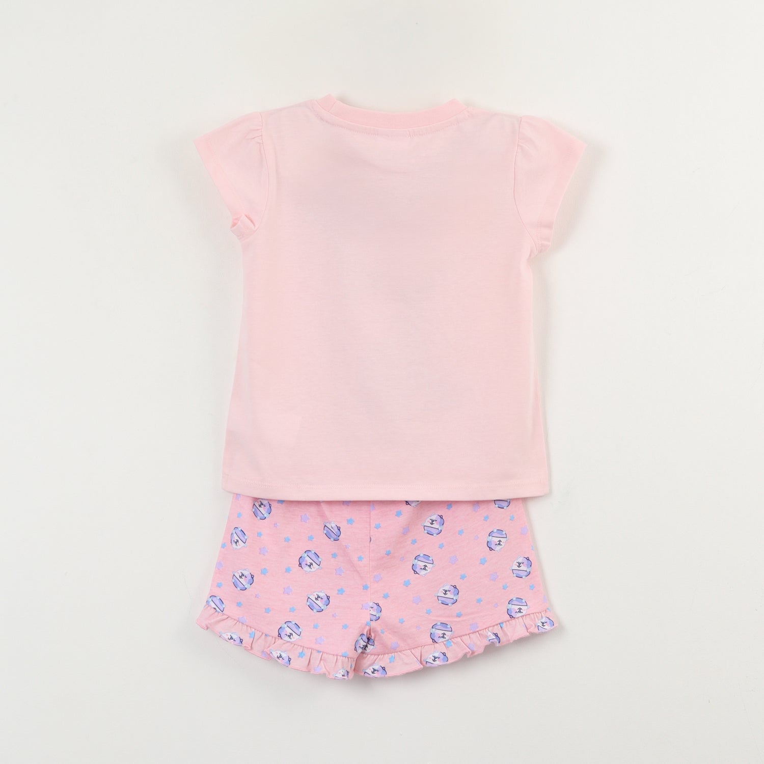 Pijama Manga Corta Niña Rosado Good Night Bluey