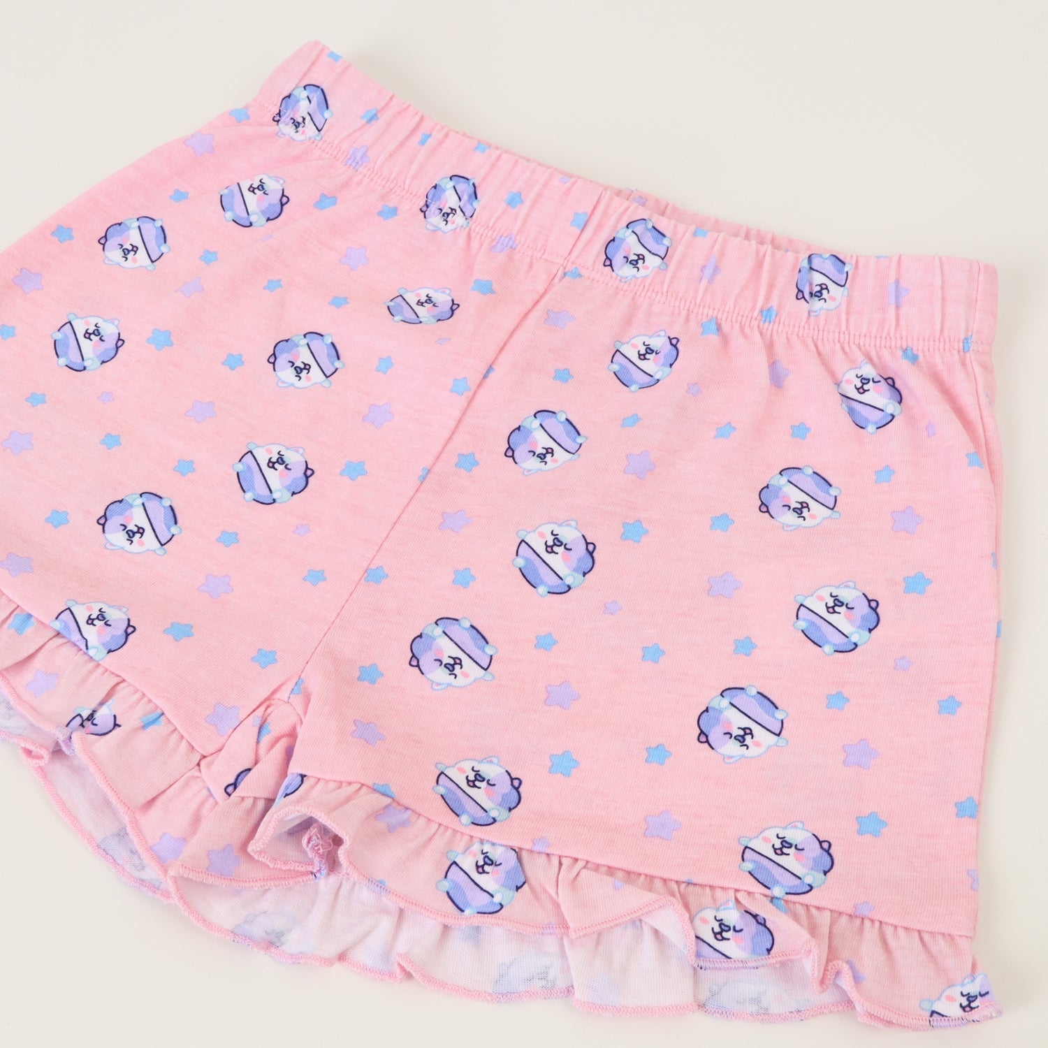 Pijama Manga Corta Niña Rosado Good Night Bluey