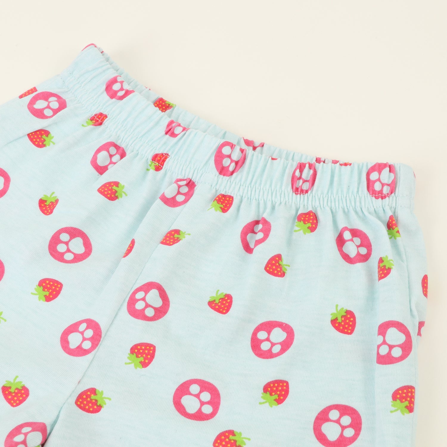 Pijama Manga Corta Niña Celeste Tropical Paw Patrol