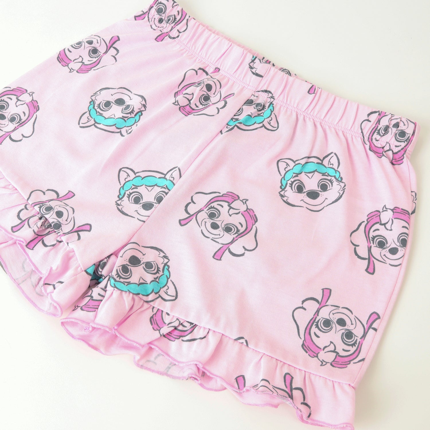 Pijama Corto Niña Rosado Full Print Skye Everest Paw Patrol