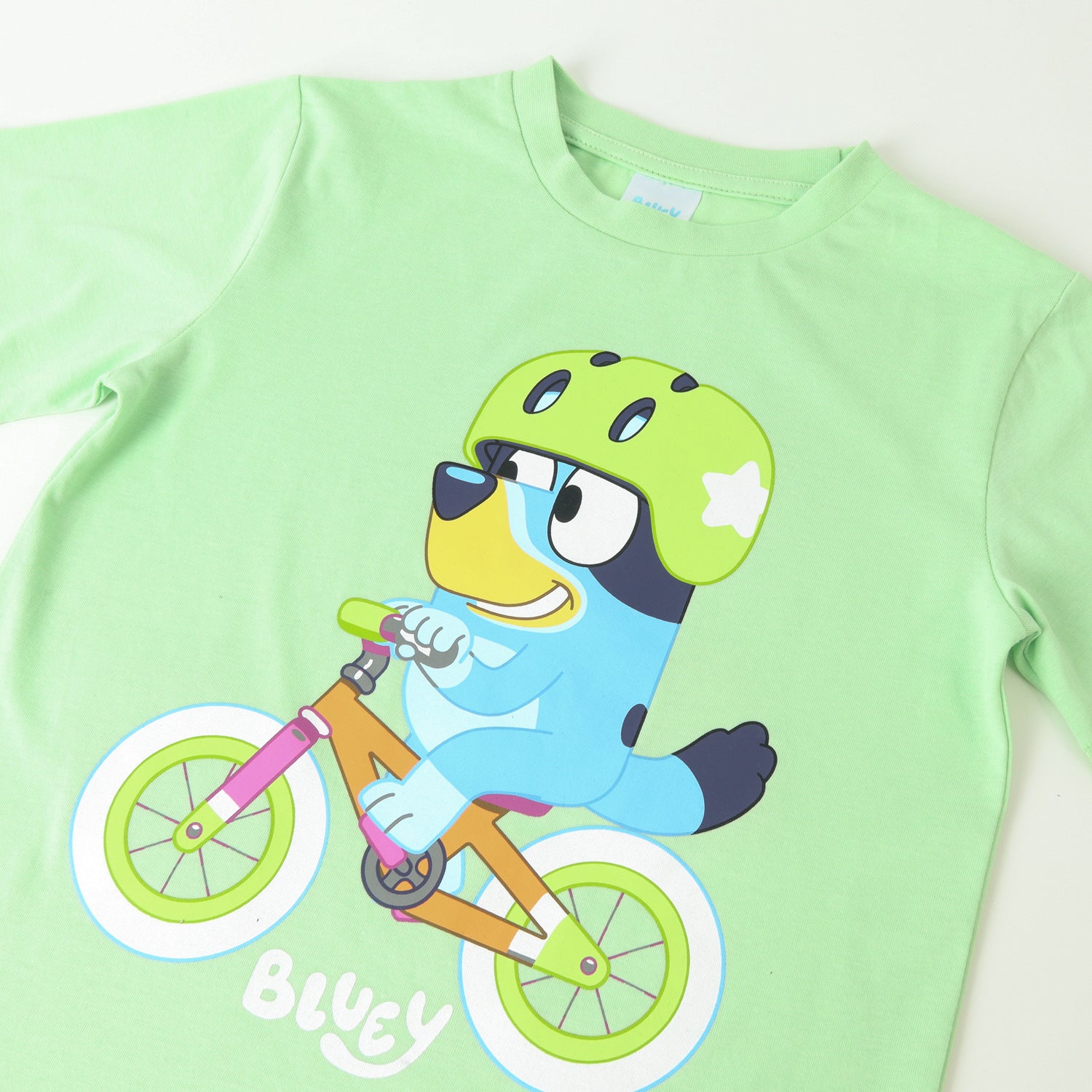 Pijama Corto Niño Verde Bike Bluey