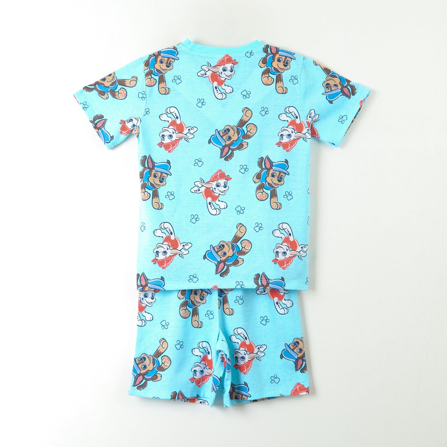 Pijama Corto Niño Celeste Print Chase Marshall Paw Patrol