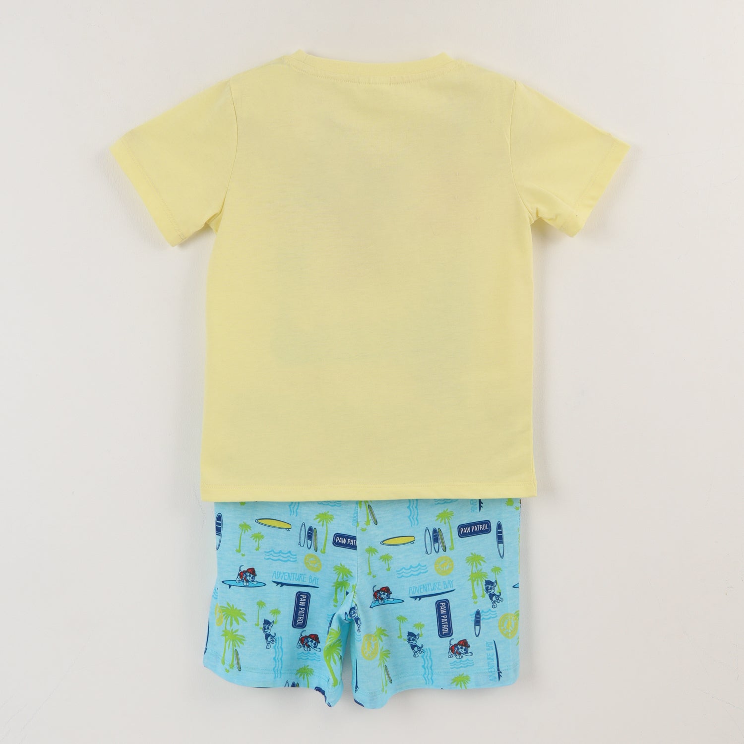 Pijama Manga Corta Niño Amarillo Surf Waves Paw Patrol