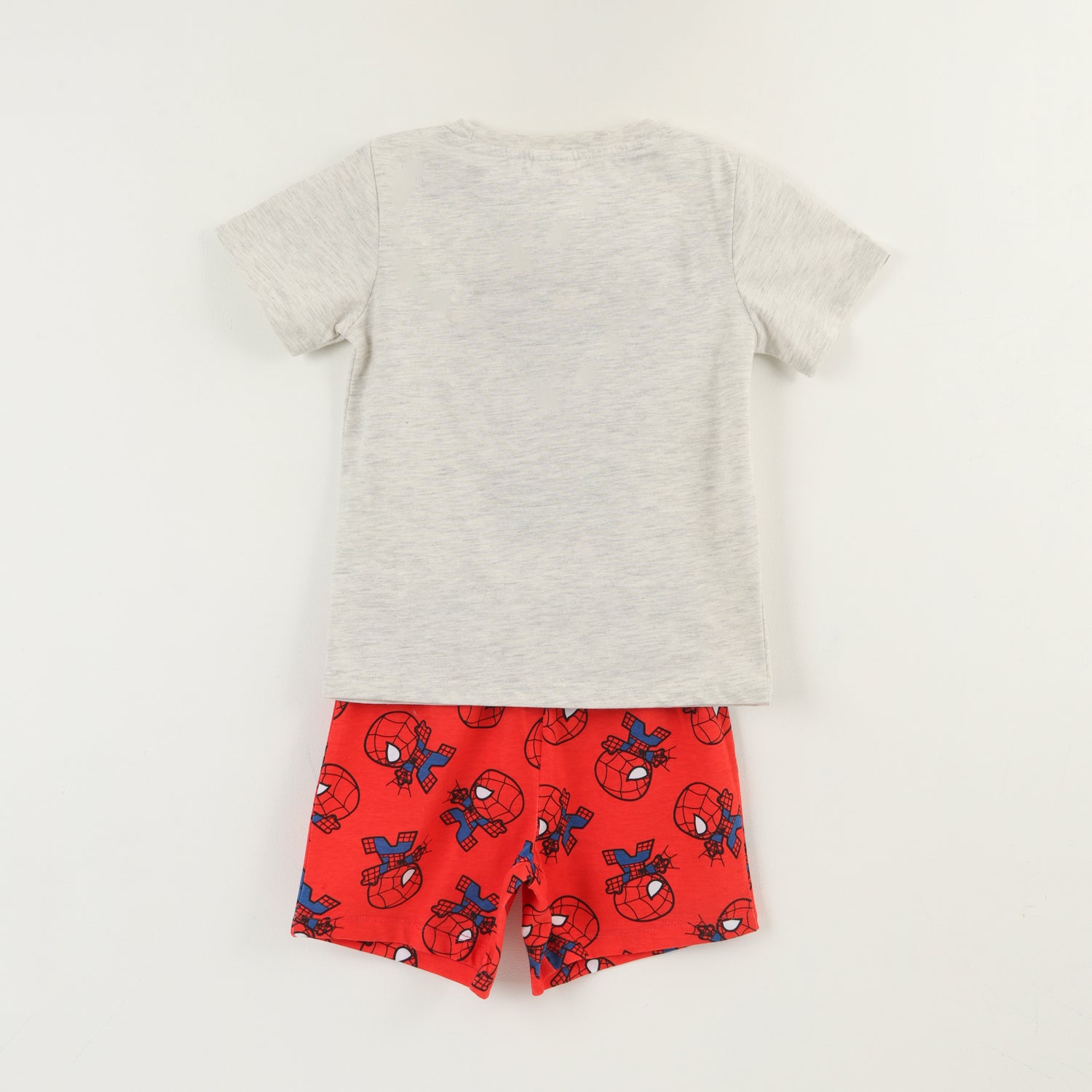 Pijama Manga Corta Niño Gris Parado Avengers Marvel