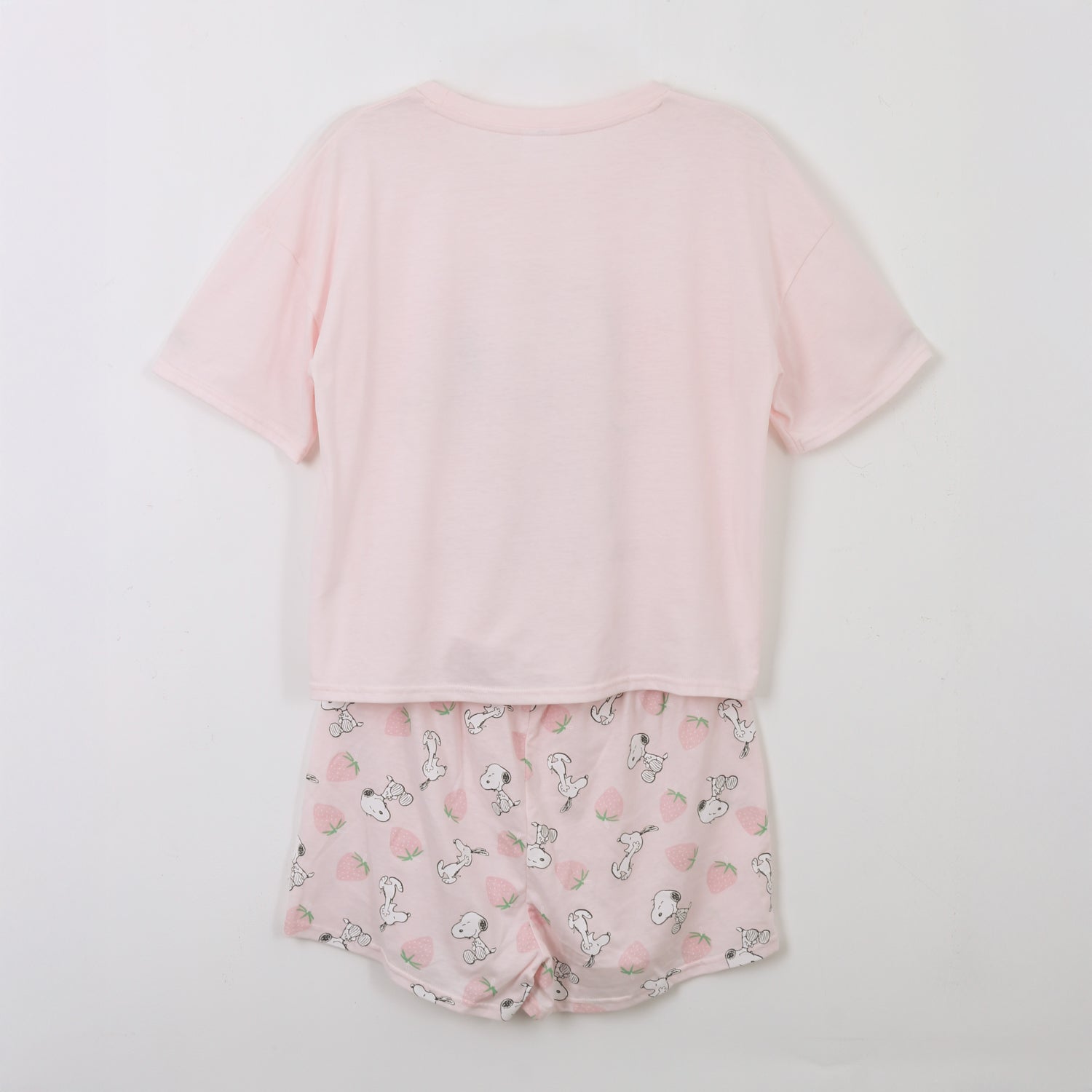 Pijama Manga Corta Mujer Rosado Sweet Snoopy