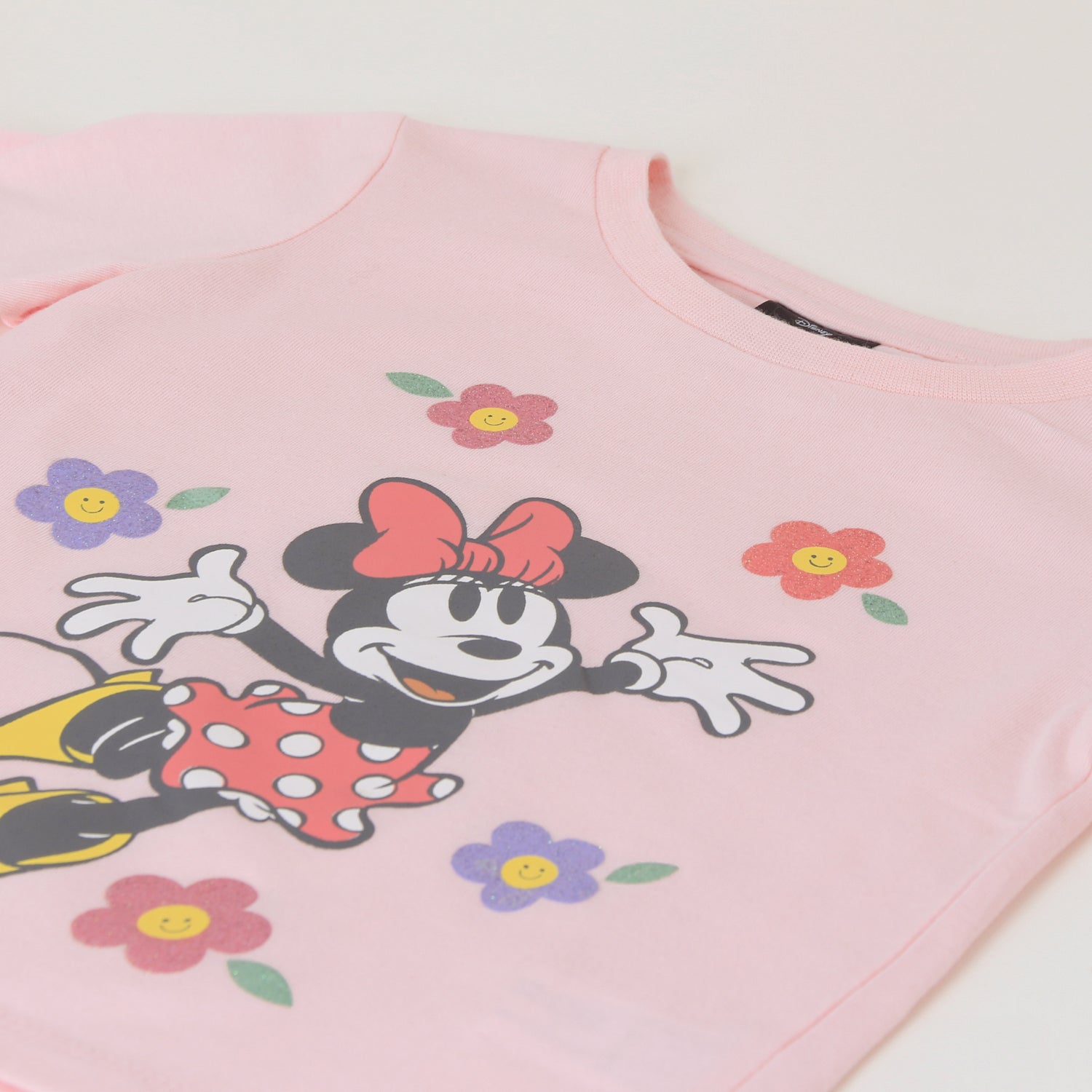 Pijama Manga Larga Niña Minnie Flores Rosado Disney - Pijamas Chile | The Brands Club cl