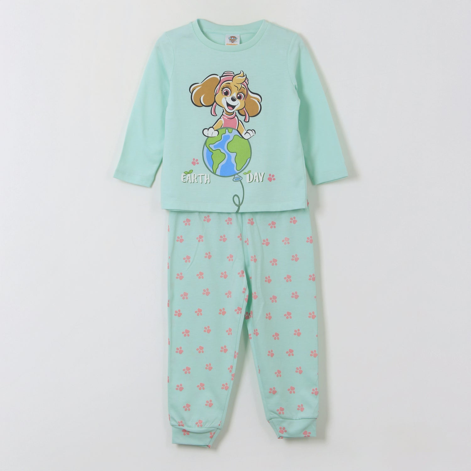 Pijama Manga Larga Niña Skye Earth Day Verde Paw Patrol - Pijamas Chile | The Brands Club cl