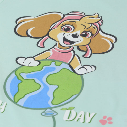 Pijama Manga Larga Niña Skye Earth Day Verde Paw Patrol - Pijamas Chile | The Brands Club cl