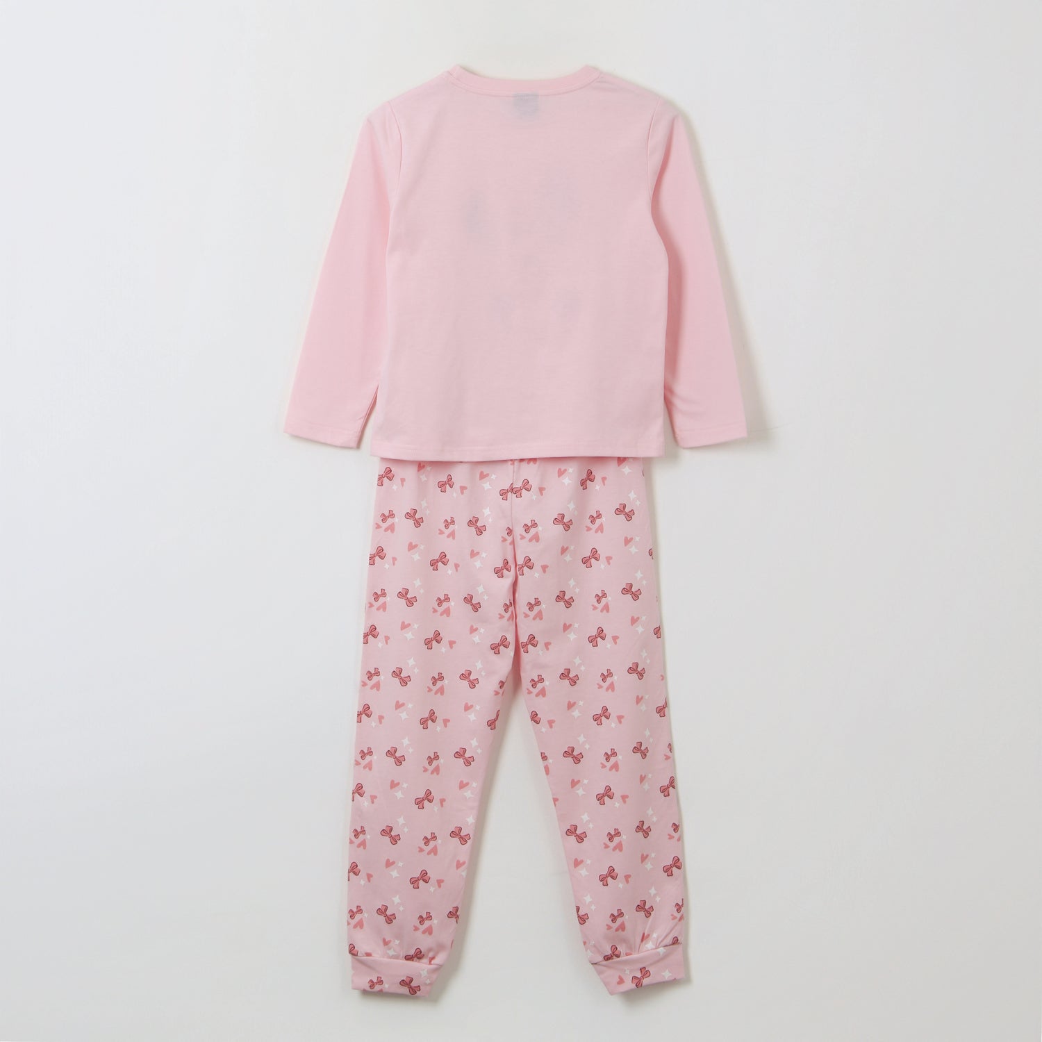 Pijama Manga Larga Niña Cinta Minnie Mouse Rosado Disney - Pijamas Chile | The Brands Club cl