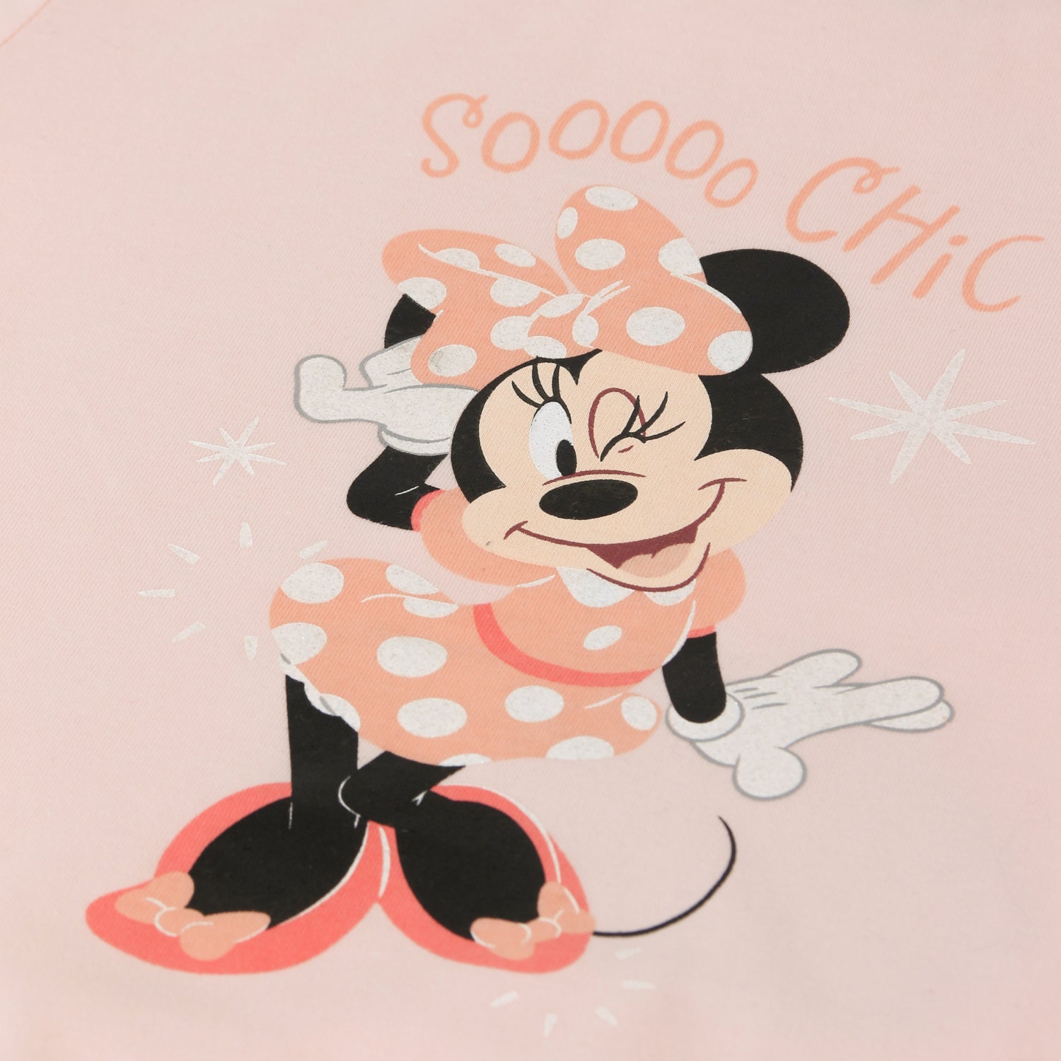 Pijama Manga Larga Niña Soooo Chic Minnie Rosado Disney - Pijamas Chile | The Brands Club cl