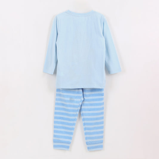 Pijama Manga Larga Niño Friends Celeste Bingo & Bluey - Pijamas Chile | The Brands Club cl