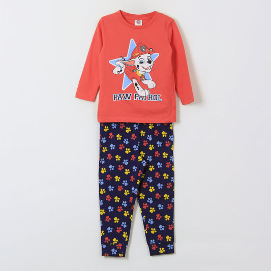 Pijama Manga Larga Niño Marshall Rojo Paw Patrol - Pijamas Chile | The Brands Club cl