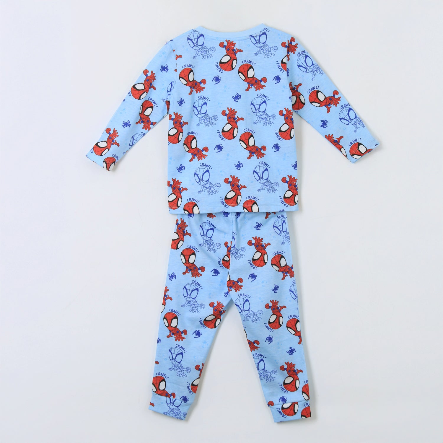 Pijama Manga Larga Niño Full Print Spidey Celeste Marvel - Pijamas Chile | The Brands Club cl